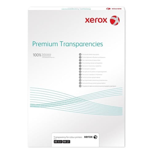 Transparências Laser/Fotocópia A3 Xerox Universal 100Fls - Xerox XER003R98203