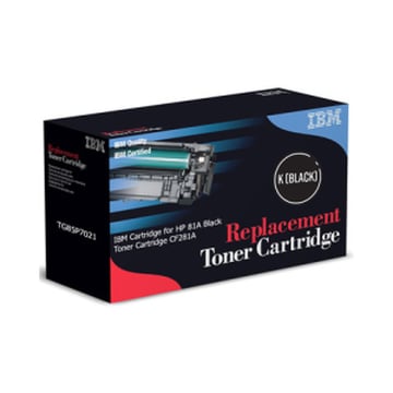 Toner IBM para HP 81A Preto CF281A 10500 Pág. - Ibm IBMTG85P7021