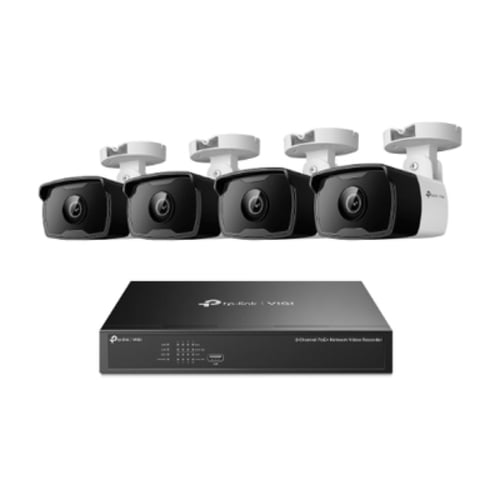 TP-LINK CAM VIGI 3MP BULLET IPC & 8 CHANNEL POE+ NVR KIT - TP-Link VIGI NK8P-B434I