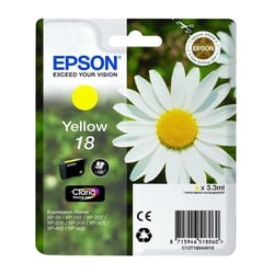 EPSON TINTEIRO AMARELO 18 XP102/XP205/XP305/XP405 C/ALARME - Epson C13T18044022