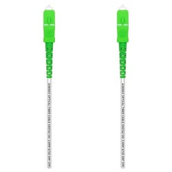 Aisens Fibra Óptica Patch Cord G657A2 3.0 9/125 SMF Simplex CPR Dca LSZH - SC/APC-SC/APC - 50M - Cor Branca - Aisens A152-0503