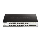 D-Link Semi-Manageable Switch 20 portas Gigabit + 4 SFP Combo - D-Link DGS-1210-24/E