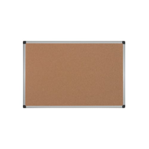 Quadro Cortiça Moldura Alumínio 60x45cm CA021170 - Bi-Office 34059072