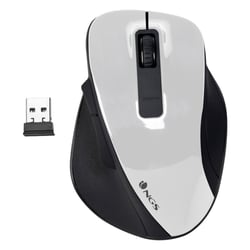Rato sem fios NGS Bow USB 1600dpi - 4 botões - Mão direita - Branco/Preto - NGS BOWWHITE