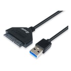 Adaptador Equip USB 3.2 para SATA - Taxa de transferência 5 Gbit/s - Suporta discos rígidos SATA 1/2/3 de 2,5