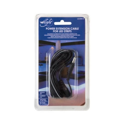 Conector DC com cabo Macho/Fêmea - Extensão 2m - Velleman VELLCON14