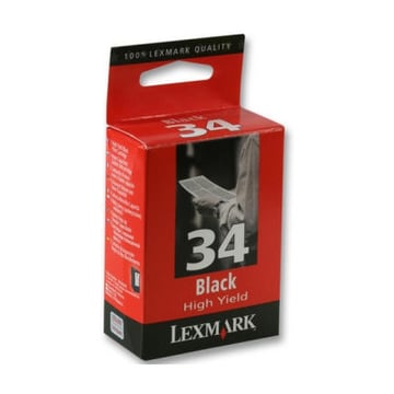 Lexmark 34XL tinteiro 1 unidade(s) Original Rendimento alto (XL) Preto - Lexmark 18C0034E