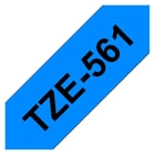 Brother TZe561 Cinta Laminada Generica de Etiquetas - Texto negro sobre fondo azul - Ancho 36mm x 8 metros - Genérico BR-TZE561