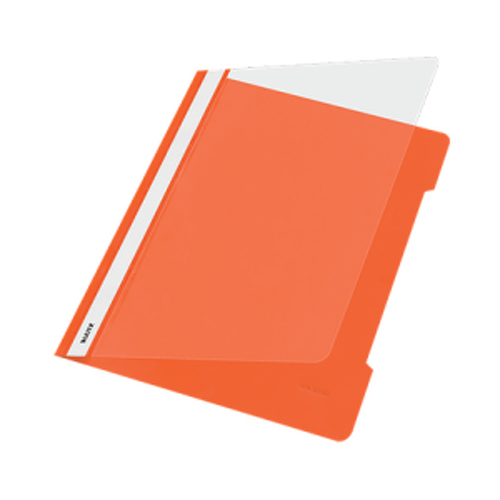 Classificador Capa Transparente Laranja Leitz 4191 25un - Leitz 11541910045