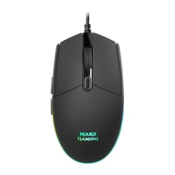 Mars Gaming MMG Gaming Mouse USB 3200dpi - 6 botões - Iluminação LED RGB - Uso com a mão direita - Cabo de 1,60 m - Mars Gaming MMG