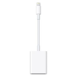 Adaptador APPLE Lightning to SD Card Camera Reader - MJYT2ZM/A - Apple ACEAPLMJYT2ZM/A