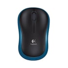 Logitech M185 Wireless 1000dpi Mouse - 3 botões - Ambidestro - Preto/Azul - Logitech 910-002236
