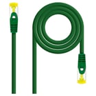 Cabo de rede nanocabo Patch Cord RJ45 LSZH Cat.6a SFTP AWG26 0,50m - Verde - Nanocable 10.20.1900-GR