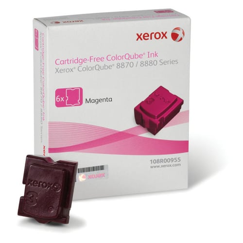 Xerox Tinta ColorQube 8870, magenta (6 barras 17300 páginas) - Xerox 108R00955