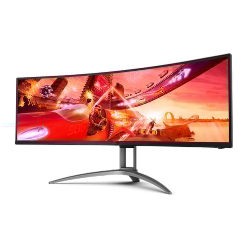 AOC MONITOR VA 49" 32:9 DFHD CURVO 1MS 144HZ HDMI DP USB COLUNAS HAS AG493QCX - AOC AG493QCX
