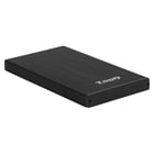 Tooq Caixa externa Tooq para HDD/SDDDDD de 2,5" até 9,5 mm SATA USB 3.0 - Preto - Tooq TQE-2527B