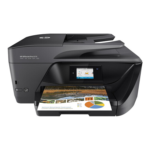 HP OfficeJet Pro 6978, Jato de tinta térmico, Impressão a cores, 600 x 1200 DPI, A4, Impressão directa, Preto