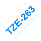 Brother TZe263 Cinta Laminada Generica de Etiquetas - Texto azul sobre fondo blanco - Ancho 36mm x 8 metros - Genérico BR-TZE263