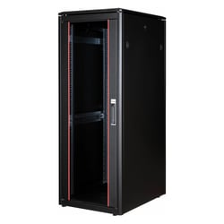 EQUIP DYNAMIC FLEX 19´ CABINET 32U 600X800MM RAL9005 BLACK - Equip EDF-32-6080-B-BIAA