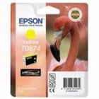 Epson Flamingo Tinteiro Amarelo T0874 Ultra Gloss High-Gloss 2 (c/alarme RF+AM) - Epson C13T08744020