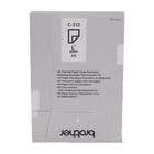 Papel Térmico Tamanho A6 Resistente à descoloração. 1 Caixa de 20 Blocos de 50 folhas cada um - Brother C212S