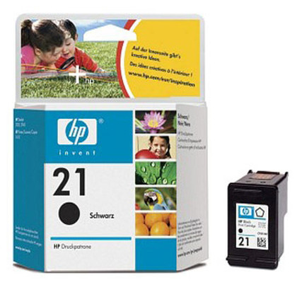 HP 21 Black Inkjet Print Cartridge tinteiro Original Preto - C9351A
