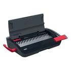 Máquina de encadernação manual com pente GBC CombBind CB12 - Encaderna até 165 folhas A4 - Perfura até 14 folhas - Rápida e fácil de usar - Preta - GBC 4410060