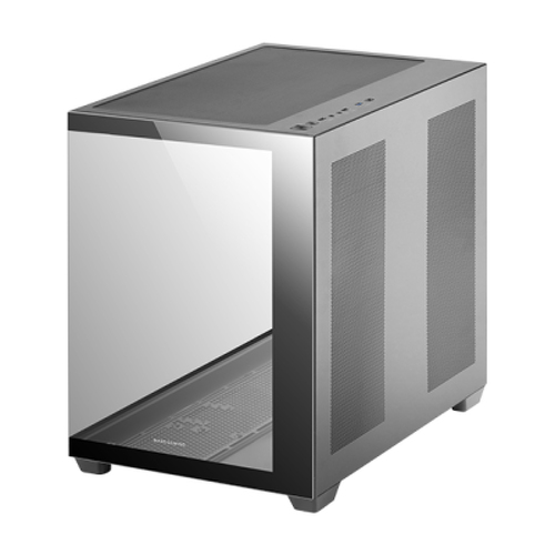 Caixa MARS GAMING MCV4 XXL PREMIUM CUSTOM E-ATX CASE, FRAMELESS 90º GLASS, BLACK - Mars Gaming MCV4