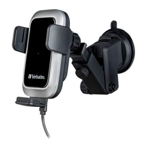 VERBATIM CARREGADOR RAPIDO E SUPORTE CARRO FWC-03 PRO QI WIRELESS - Verbatim 49554