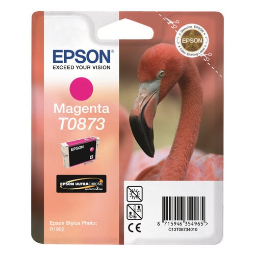 Cartucho de Tinta Original Epson T0873 Magenta - C13T08734010 - Epson C13T08734010