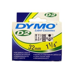Fita Gravacao Dymo 32mmX50m Preto (63201) - Dymo 12763201