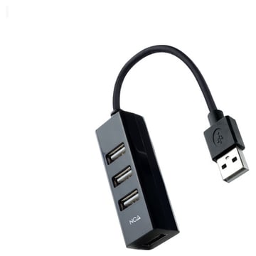 Hub USB-A 2.0 Nanocable com 4x USB-A 2.0 - cabo de 0,15m - Nanocable 10.16.4404