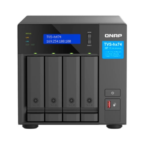QNAP NAS 4 BAY QUTS PENTIUM GOLD G7400 3.7GHZ/8GB - QNAP TVS-h474-PT-8G