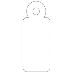Etiquetas penduradas Apli Branco 13 x 34mm 200 pcs. - APLI 208241