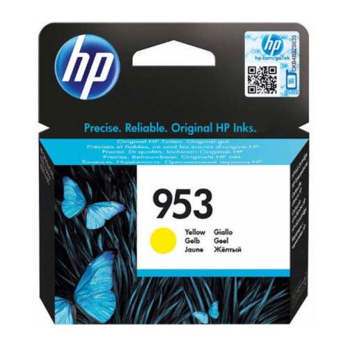 Cartucho de tinta original amarelo HP 953 - F6U14AE - HP F6U14AE