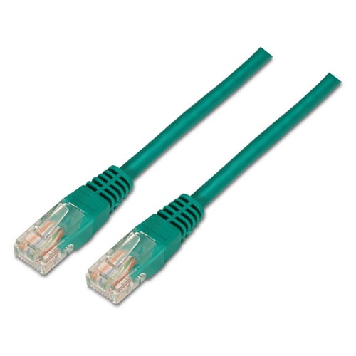 Cabo de rede Aisens Patch Cord RJ45 Cat.6 UTP AWG24 - 0,5 m - 10/100/1000 Mbit/s - Cor verde - Aisens A135-0245