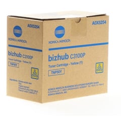Toner Amarelo Original Konica Minolta TNP50 - TNP50Y/A0X5254 - Konica Minolta TNP50Y
