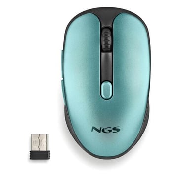 Rato sem fios NGS Evo Rust Ice USB 1600dpi - 5 botões - Recarregável - Utilização com a mão direita - NGS EVORUSTICE