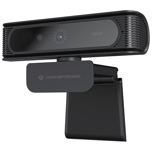 1080p Windows Hello Face Recognition Webcam - Conceptronic AMDIS09B