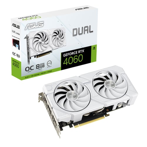 Placa gráfica Asus Dual GeForce RTX 4060 EVO OC Edition 8GB GDDR6 DLSS3 - Asus 299047