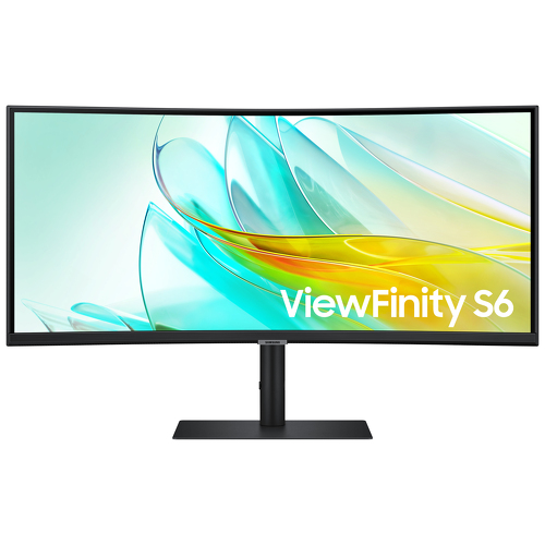 SAMSUNG MONITOR VIIEWFINITY 34" S6 S65UC USBC WQHD KVM SWITCH - Samsung LS34C652UAUXEN