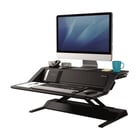 Estação de trabalho Sit-Stand Lotus DX da Fellowes - Ajustável em altura - Portas USB - Carregamento sem fios - Branco - Fellowes 8081101