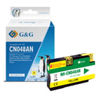 G&G HP 951XL Amarelo Cartucho de Tinta Compatível, 26 ml - Tinteiro Compatível CN048AE/CN052AE