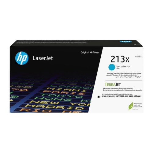 Cartucho de Toner HP W2131X Ciano Original - 213X - HP 279622