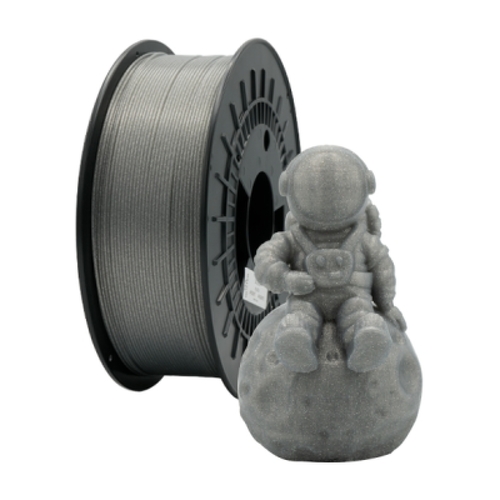 Filamento 3D PLA GLITTER - Diametro 1.75mm - Bobina 1kg - Color Plata - 3D 271712