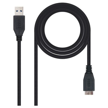 Nanocable Cable USB-A 3.0 Macho a Micro-USB 3.0 Macho 2m - Nanocable 10.01.1102-BK