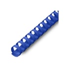 Argolas PVC Encadernar 16mm Azul 130 Folhas 100un - Neutral 1713053