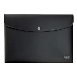 Bolsa Envelope A4 Fecho Botão Recycle Preto - Leitz 1003889