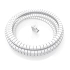 Organizador de cabos em espiral Aisens 25mm - 1.0m - Cor Branco - Aisens 305247
