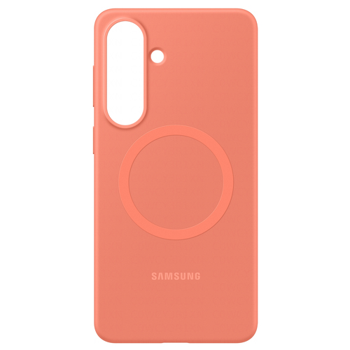 Samsung Capa magnética de silicone para Galaxy S26+ em vermelho coral - Samsung EF-ES947COEGWW